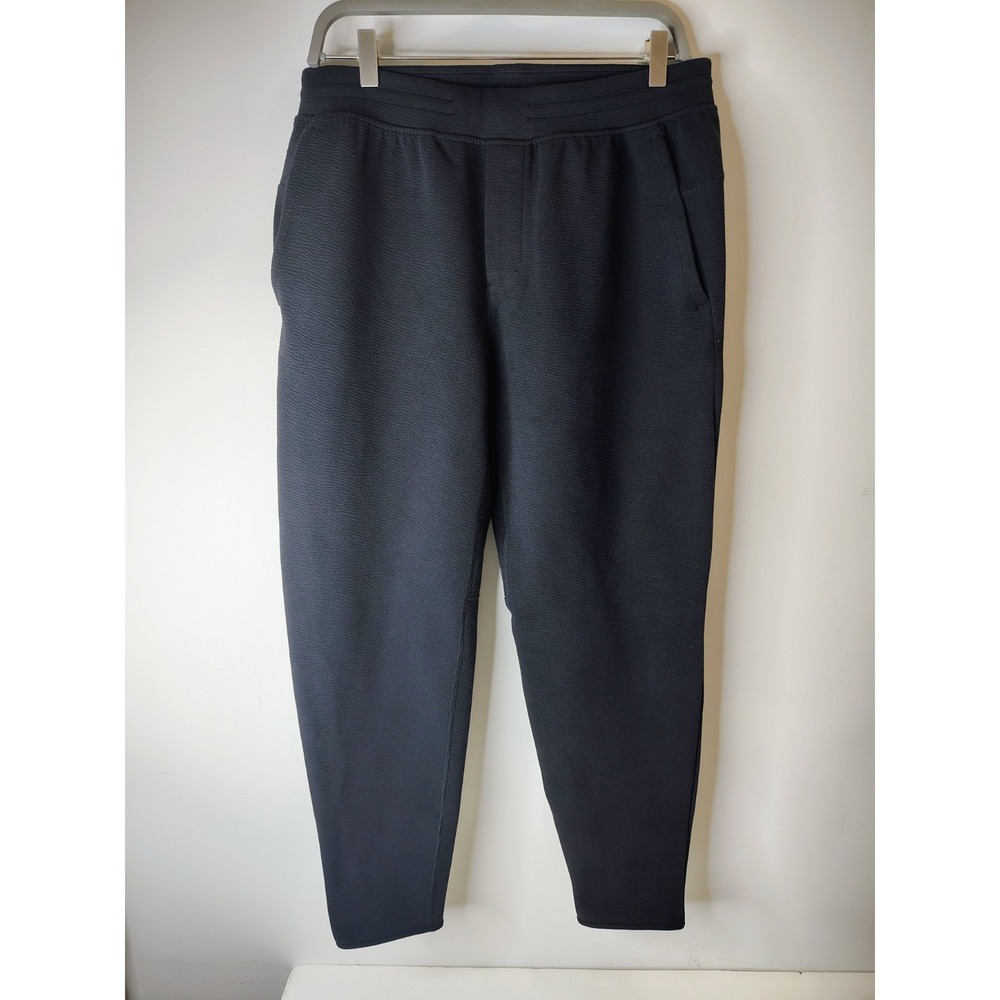 Lululemon Textured Spacer Classic Tapered Pants In Charcoal Size Large